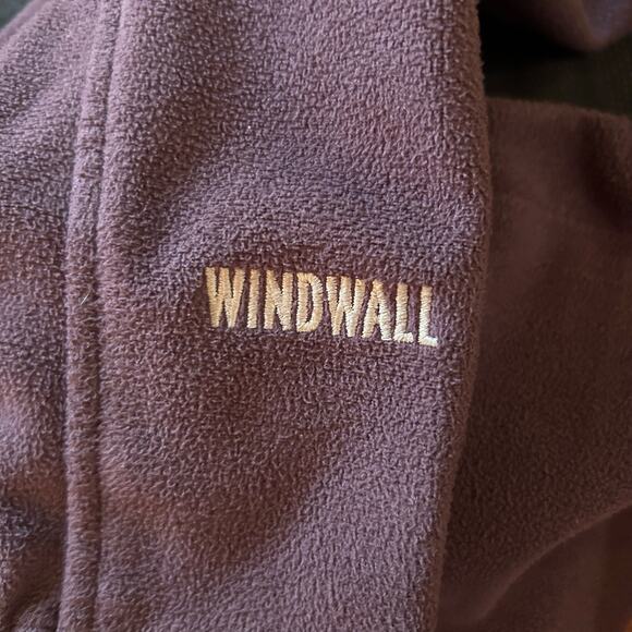 The North Face Windwall Soft Shell Jacket Purple Large Full Zip Hiking Gorp - Picture 4 of 5